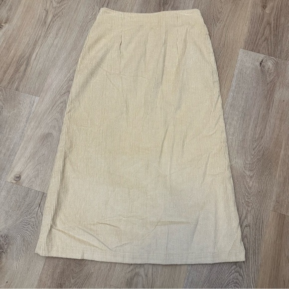 ASOS Cream Midi Cargo Skirt for Work - Picture 2 of 5